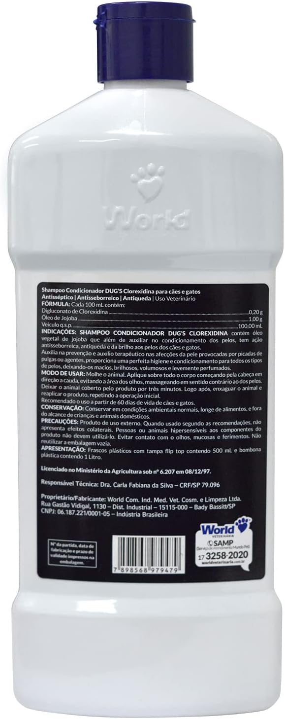 Shampoo Clorexidina - 500 ml 2
