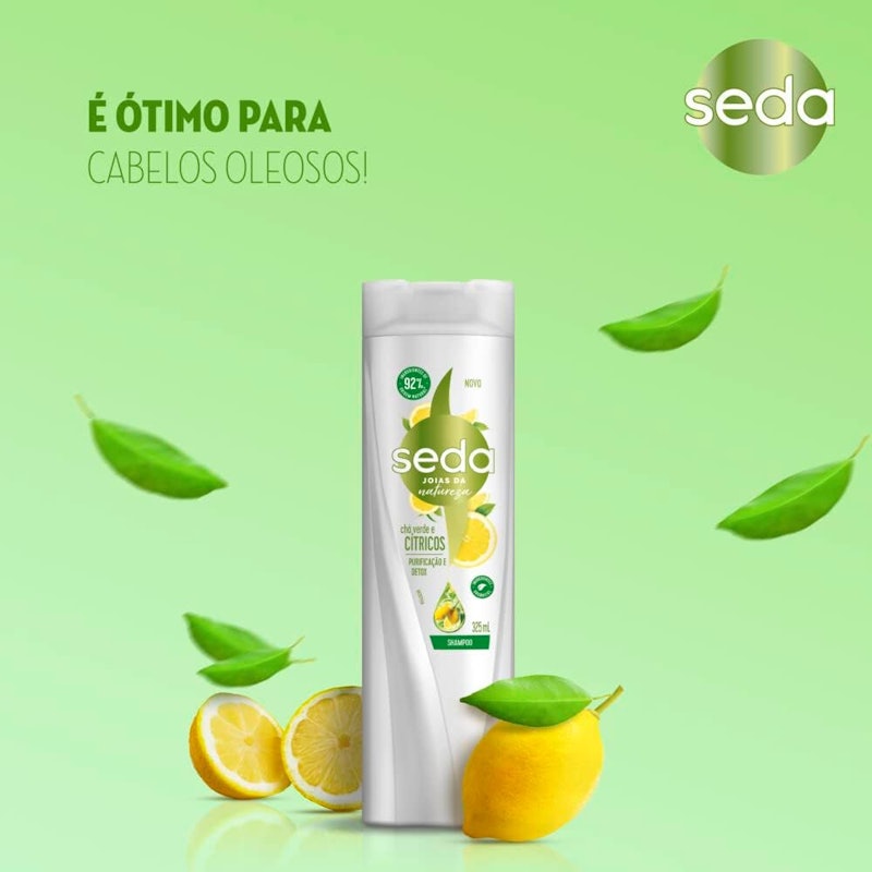 Shampoo Seda Chá Verde e Cítricos 5