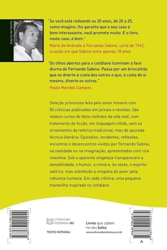 As Melhores Crônicas de Fernando Sabino 2