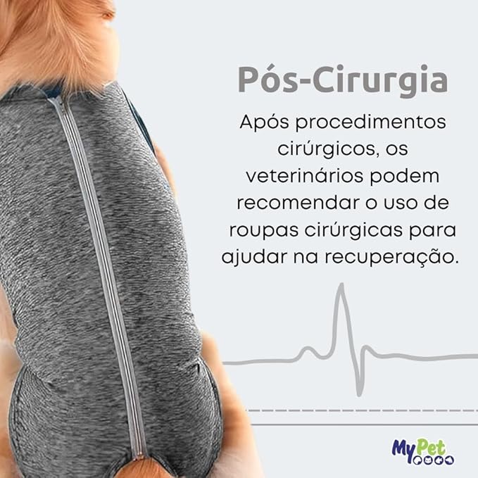 Roupa Pet Cirúrgica Pós-Cirurgia e Pós-Operatório  3