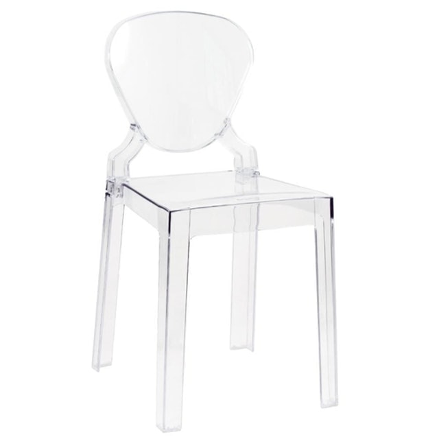 Cadeira Queen Transparente 1