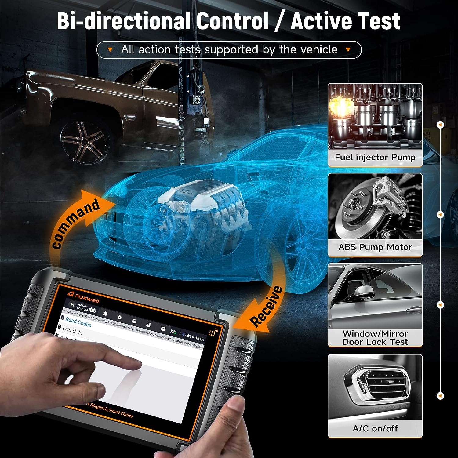Foxwell NT809TS Bi-Directional OBD2 2