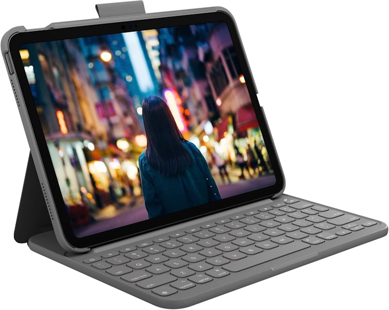 Capa com Teclado Logitech Slim Folio para iPad 1