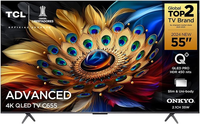 TCL Advanced 4K QLED TV C655 55" 1