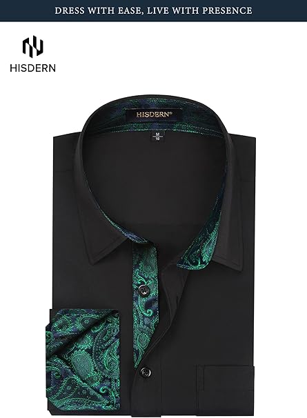 Camisa Social Masculina Hisdern com Detalhes 4