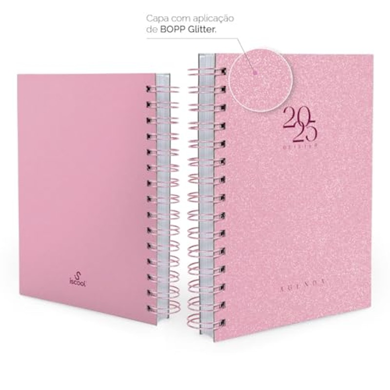 Agenda 2025 Capa Dura Spot Glitter Cores 2
