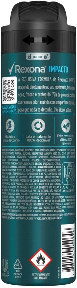 Antitranspirante Rexona Aerosol Impacto 5