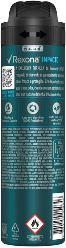 Antitranspirante Rexona Aerosol Impacto 5