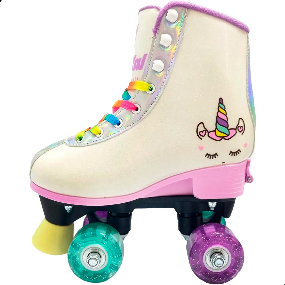 Patins 4 Rodas com Luzes Unicórnio 3
