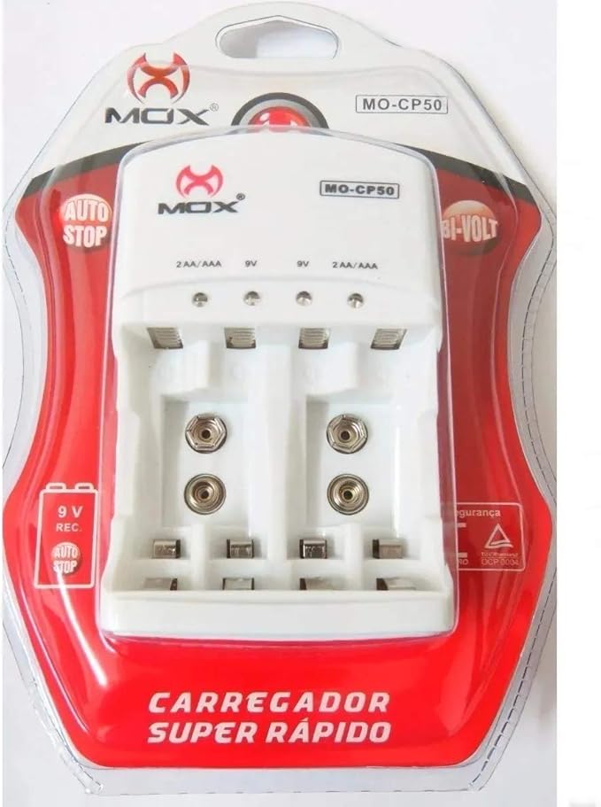Carregador de Pilha Mox MO-CP50 3
