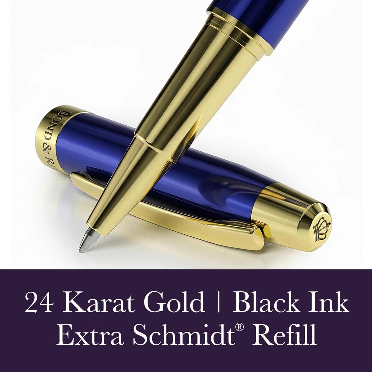 Caneta Esferográfica Azul Royal Bond & Regent 3