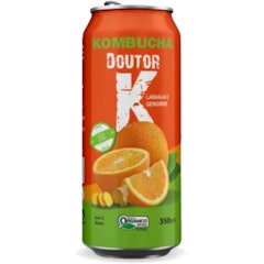 Kombucha Orgânico Sabor Laranja e Gengibre Doutor K