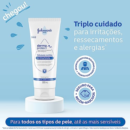 Hidratante Nutritivo Derma Protect Johnson's Baby 3