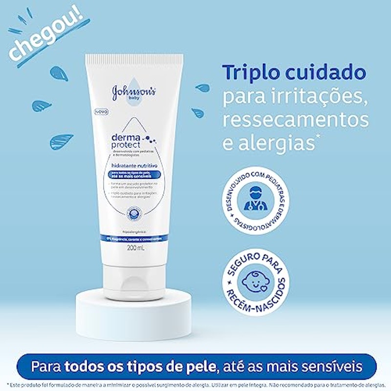 Hidratante Nutritivo Derma Protect Johnson's Baby 3