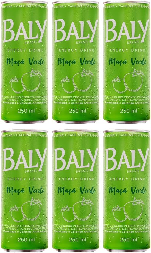 Baly Energy Drink Maçã Verde 2