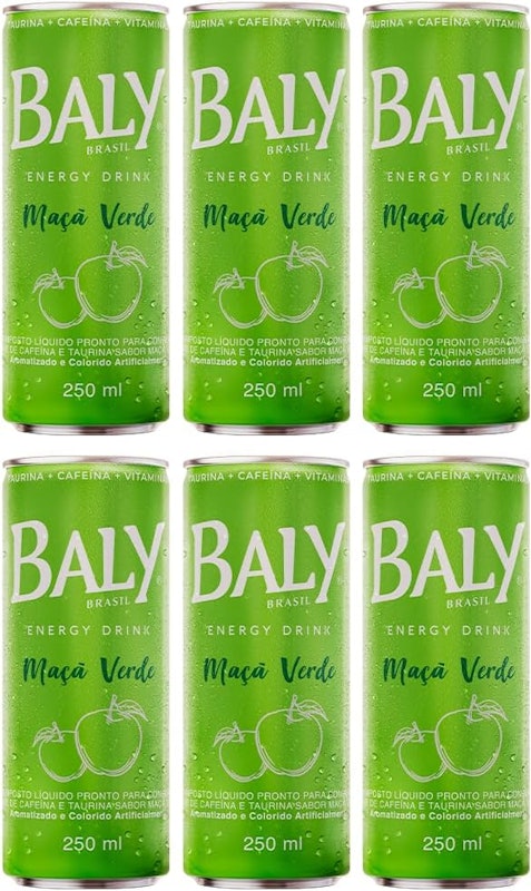 Baly Energy Drink Maçã Verde 2