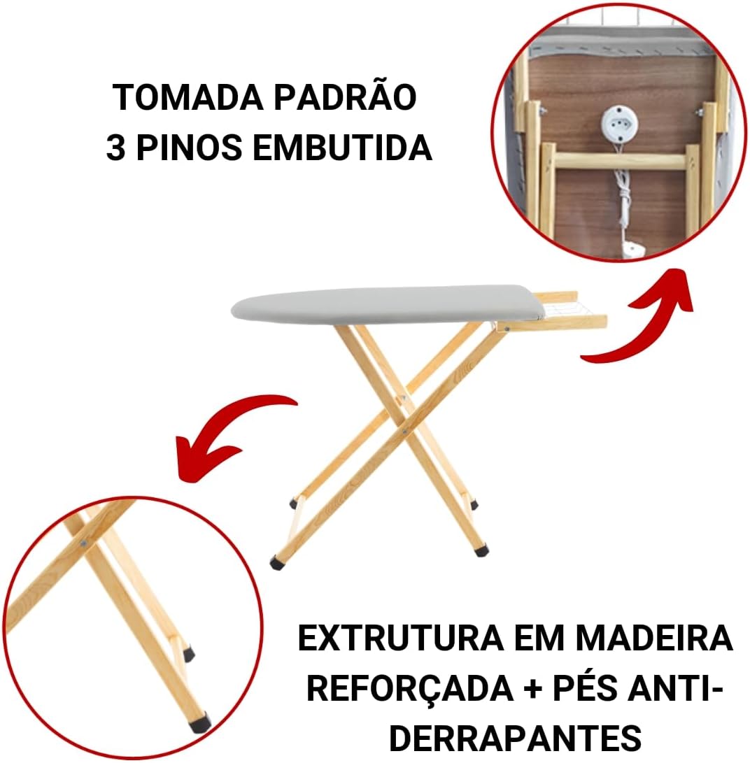 Tábua de Passar Roupa Someway 4