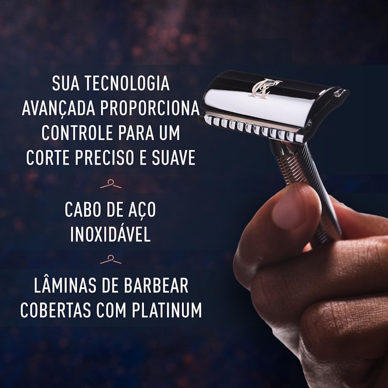 Aparelho de Barbear Clássico King C. Gillette 3