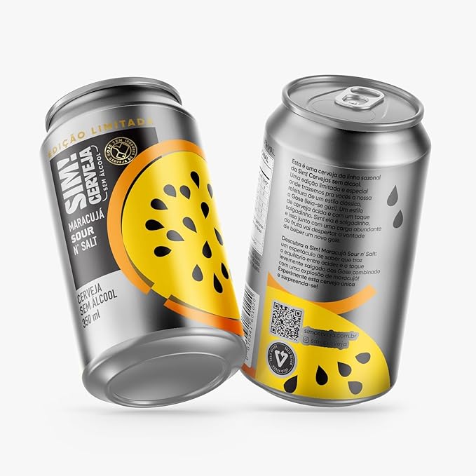 SIM! Cerveja sem Álcool - Maracujá SOUR'n Salt 1