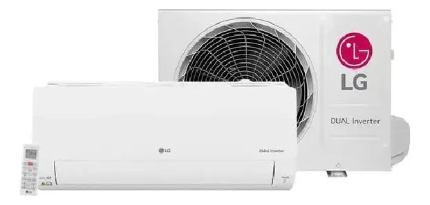 Ar-Condicionado LG DUAL Inverter VOICE 9.000 Quente/Frio 220 V 4
