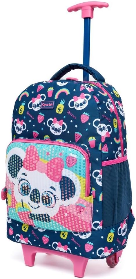 Kit Escolar Mochila de Rodinhas c/ Estojo Lancheira 2