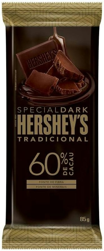Barra de Chocolate Hershey's Special Dark Tradicional 60% 1
