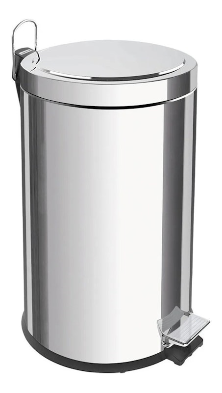 Lixeira com Pedal Tramontina Brasil em Aço Inox com Balde Interno 12 L 1