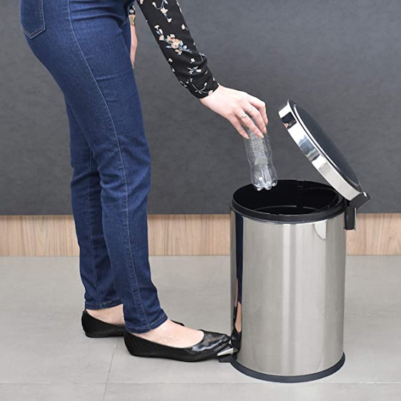 Lixeira Inox com Pedal Tramontina 20 L 4