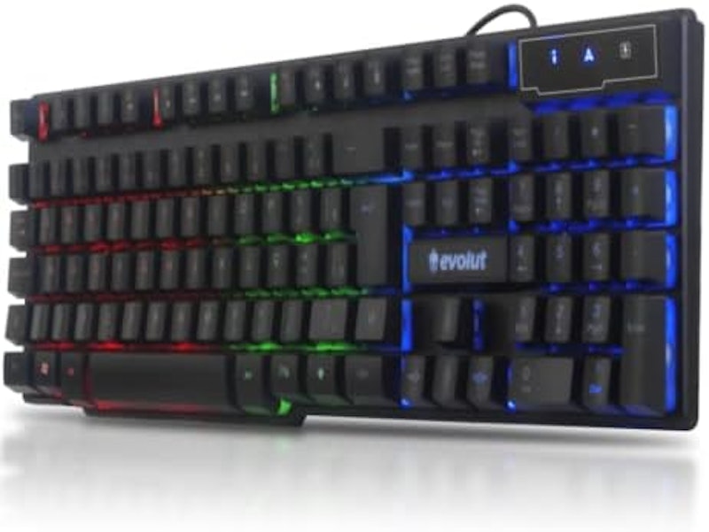 Kit Gamer Teclado Semimecânico e Mouse Evolut 4