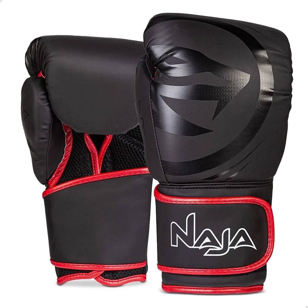 Kit Boxe e Muay Thai Luva Naja Black Line 2