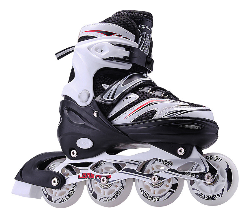 Patins In-line Ajustável Semi Profissional Long Feng 3