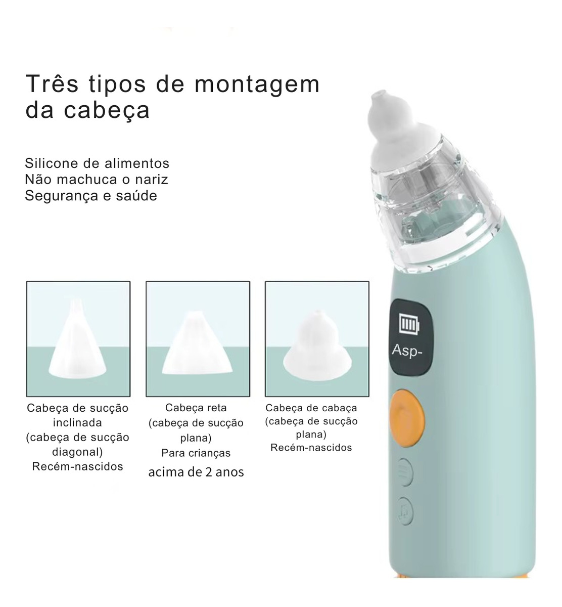 Aspirador Nasal Elétrico para Bebês 3