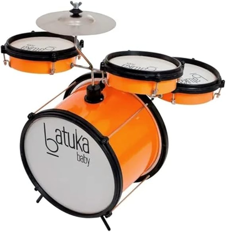 Bateria Infantil Batuka Baby Laranja 4