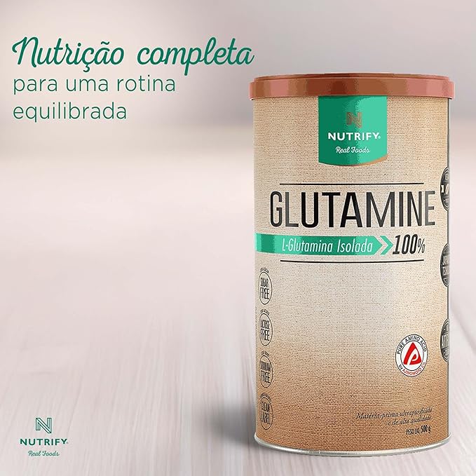 Glutamina em Pó Glutamine Nutrify 2