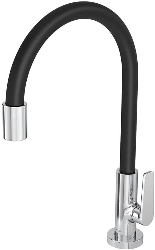Torneira de Mesa para Cozinha com Bica Flexível Cromado 1
