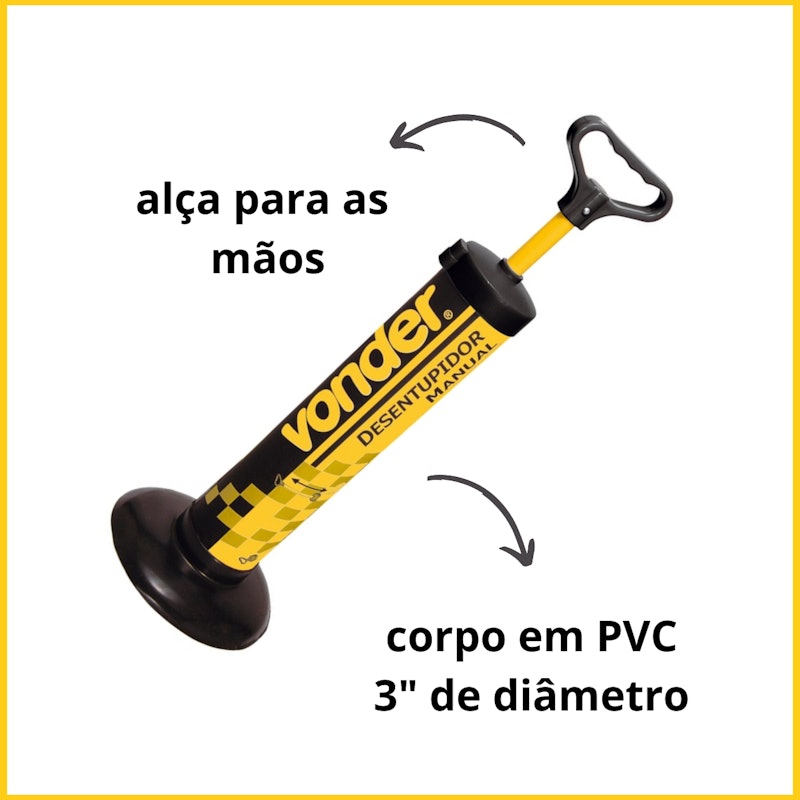 Desentupidor Manual Tipo Bomba Vonder DM 500 4