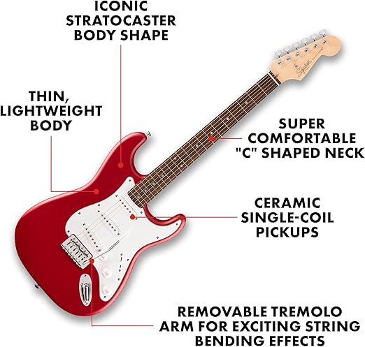 Guitarra Elétrica Squier Debut Series Stratocaster 4