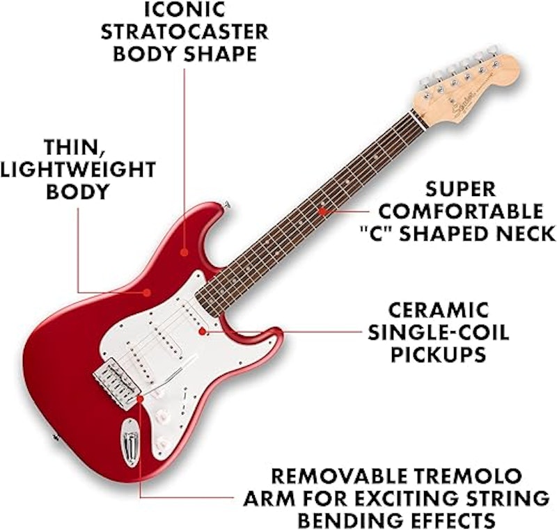 Guitarra Elétrica Squier Debut Series Stratocaster 4