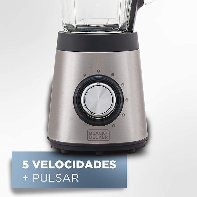 Liquidificador em Inox com Jarra de Vidro Gourmand Gris 5