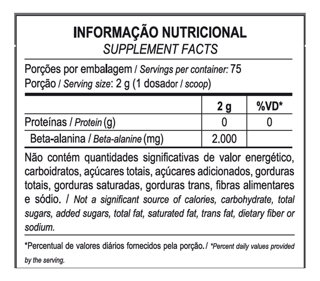 Beta-Alanina 150 g 2