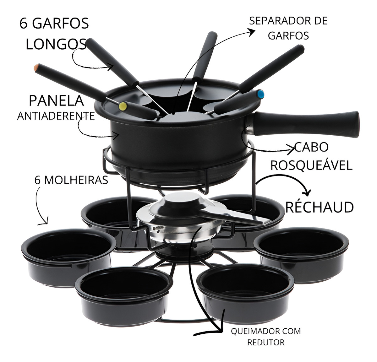 Fondue Giratório Aspen 5