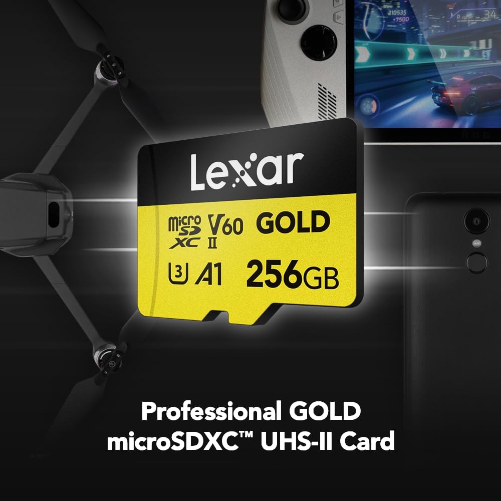 Cartão microSDXC UHS-II GOLD Lexar Professional 2