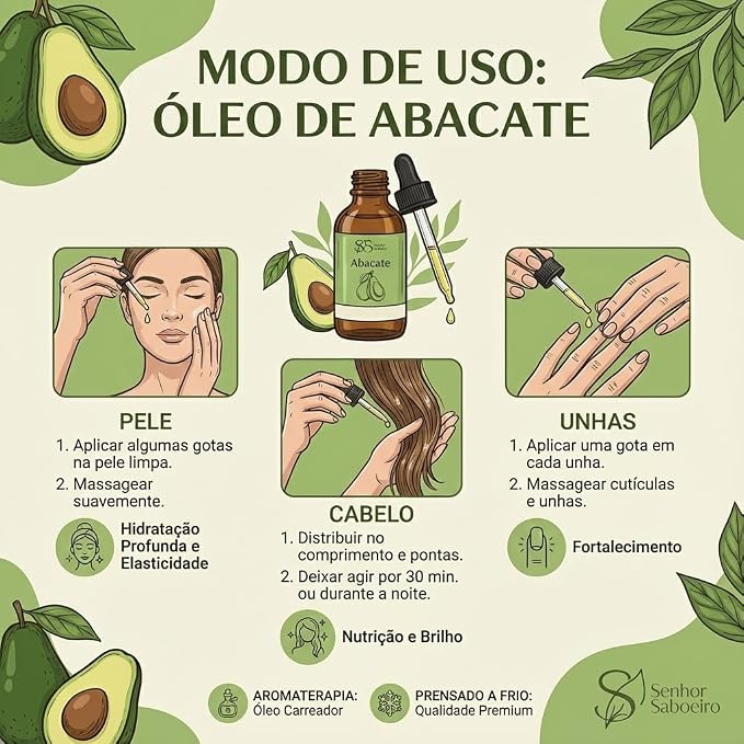 Óleo de Abacate 100% Puro 5