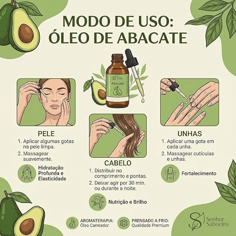 Óleo de Abacate 100% Puro 5