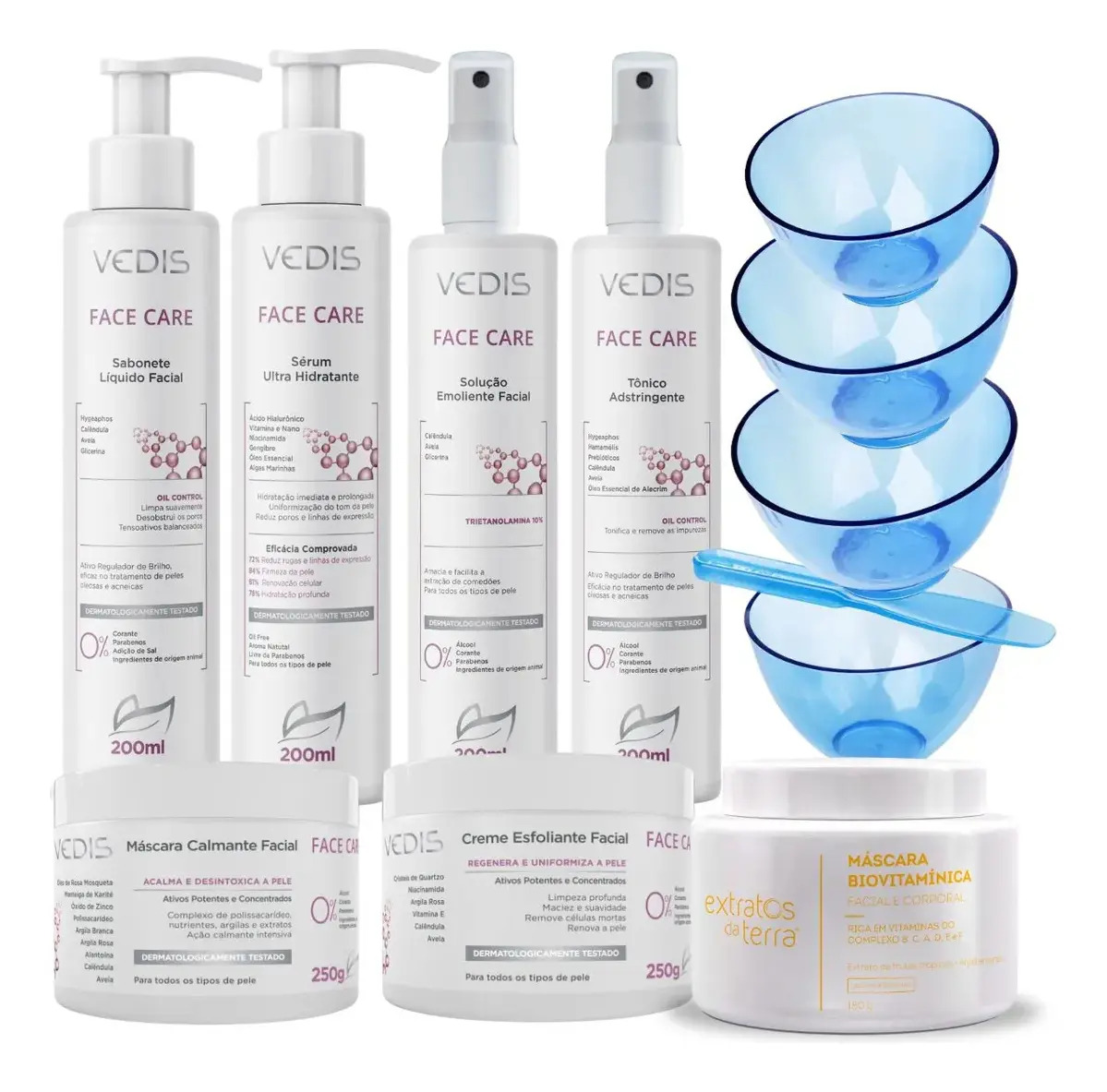 Kit Facial Face Care + Máscara Biovitamínica 1