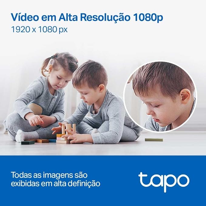 Câmera Wi-Fi de Segurança Residencial Pan/Tilt 3