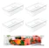 OU Kit 4 Organizador de Geladeira com Tampa Ou 2,8 L Linha Clear Fresh 1