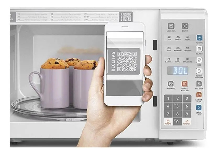 Micro-ondas Electrolux 31 L Branco com Painel Integrado 4