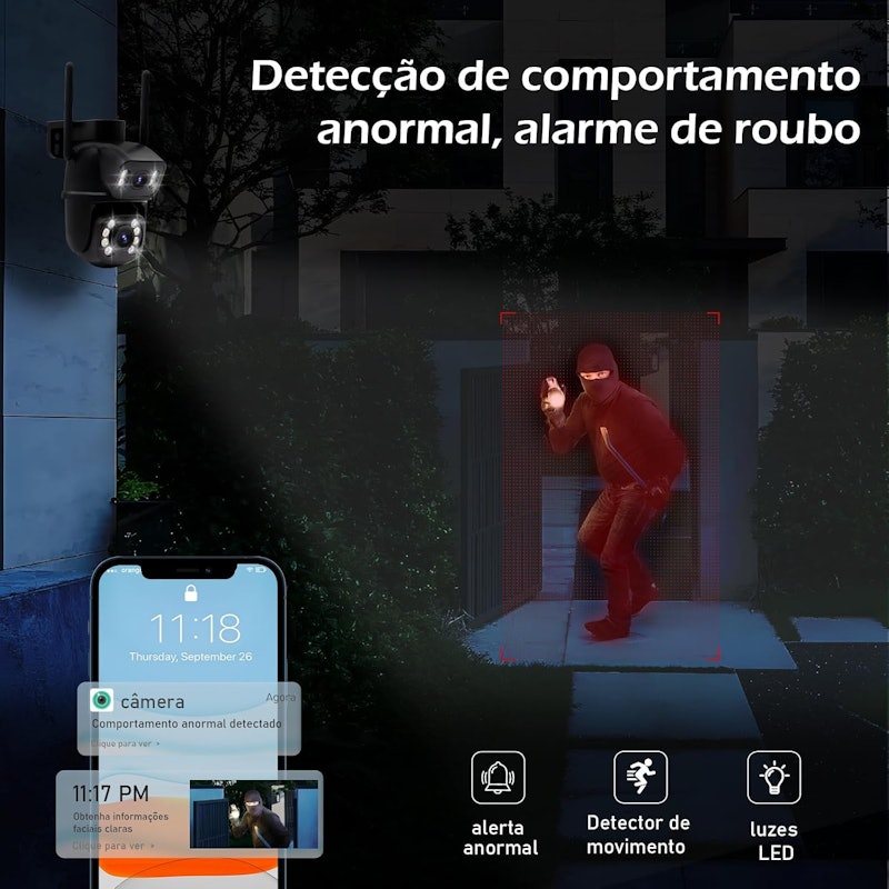 Câmera de Vigilância Wi-Fi Coibeu 3