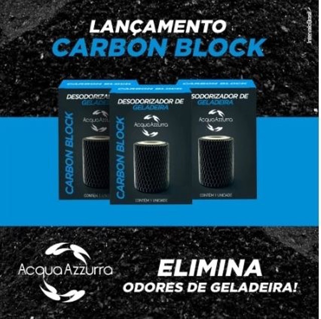 Desodorizador de Geladeira Carbon Block 2